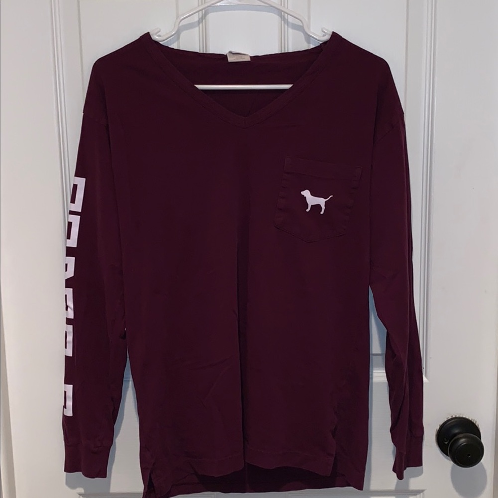 Maroon PINK longsleeve